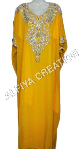 Evening Wear Beaded Kaftan Farasha Bust Size: Free Size Inch (In)