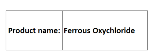 Ferrous Oxychloride