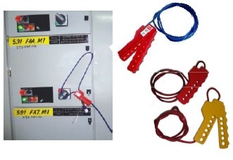 Scissor Type Cable Lockout