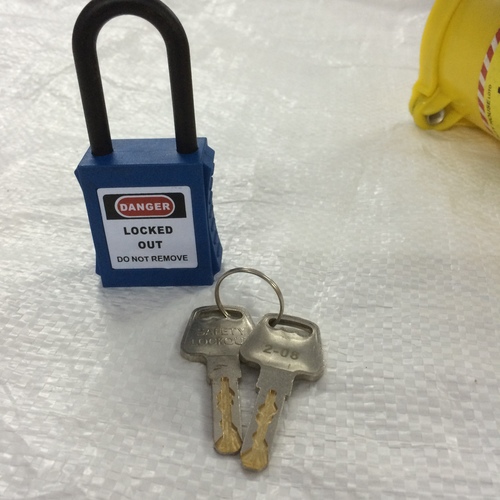 Safety Isolation Padlock with nylon shackle