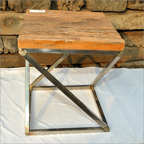 Old Railroad Tie Table