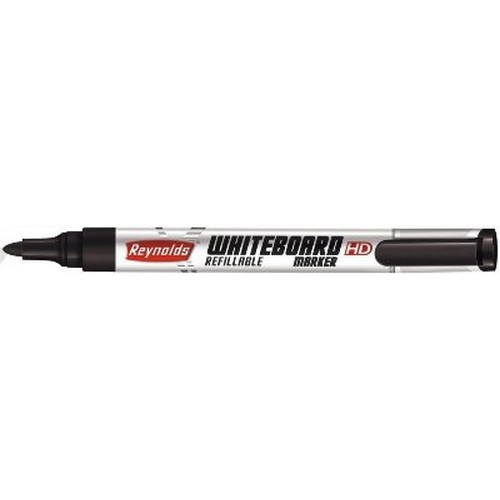 White Board Marker - 10 Pieces, Black Ink | Smooth Glide, Fray-Resistant Tip, Even Ink Spread, Perfect Finish for Elevating Workstation