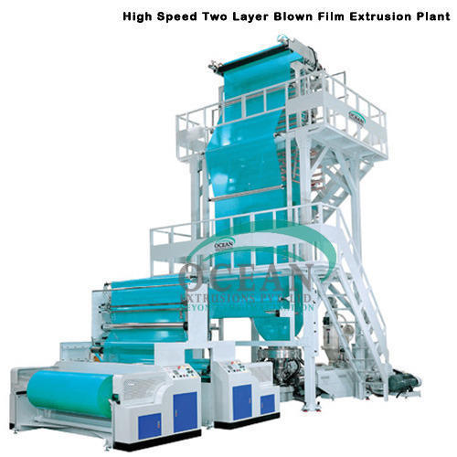 Automatic High Speed Two Layer Blown Film Extrusion Plant
