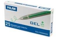 Gel Touch Pen - 0.7 Mm Refill, Green Ink - Pack Of 25 Pieces, Ideal For Smooth Writing