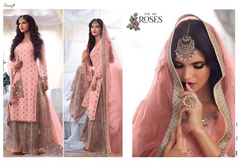 Pure Georgette With Heavy Embroidery - Georgette Top, Net Plazzo Kali, Net Dupatta | Traditional, All Season
