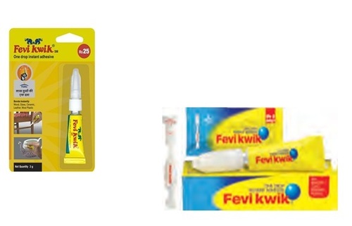 Fevikwik - Single Component Cyanoacrylate Adhesive Clog Resistant Nozzle Temperature Resistance from -40OC to +90OC