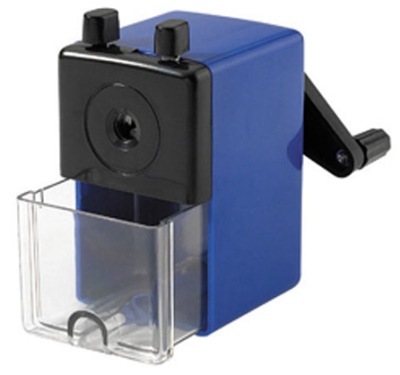 Handy Plastic Sharpener - Lightweight, Compact Design | Durable Plastic, Effortless Sharpening for Pencils and Crayons, Ideal for School and Office