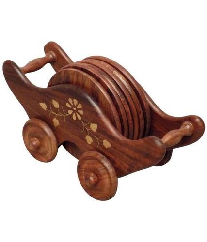 Desi Karigar Handicrafts Brown 6 Coasters