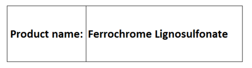 Lignosulfonates