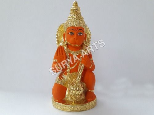 Gold Plated Hanuman Ji Statue