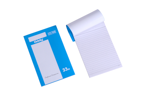 Conference Pad - Finest Quality Material, 25 Note Pads with 20 Sheets Each, Strong Grip & Micro Perforated, Superior Smoother Paper Finish, Ruled & Plain Variants