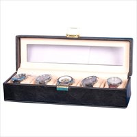 Hard Craft Black Watch Box for 5 Watches