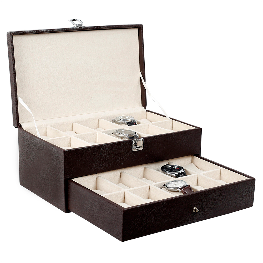 Hardcraft Brown Watch Boxes for 20 watches