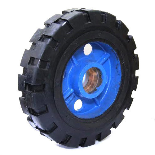 Diesel Engine Trolley Tyre - Solid Tire, Width 20-40 mm | Easy to Handle, Easy to Move, Dimensional Accuracy