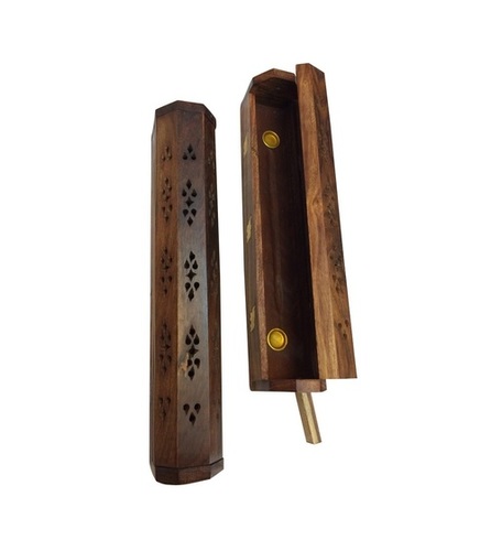 Desi Karigar Wooden Agarbatti Incense Stick Dhoop Batti Box By DESI KARIGAR