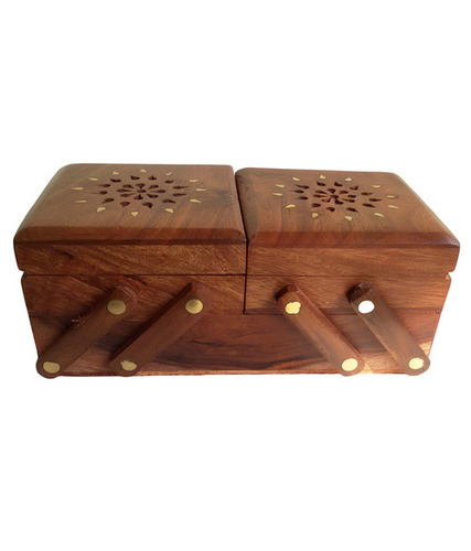 Desi Karigar Hand Carved Multipurpose Wooden Box