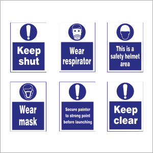 Mandatory Signs - Aluminum, Variable Dimensions, Blue | Clear Instructions, Weather Resistant, Easy Installation, High-Resolution Print, ISO 7010 Compliance