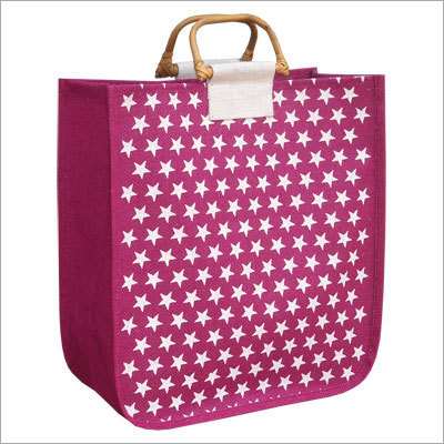 Pink & White Shopping Bag