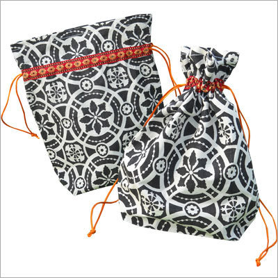 Drawstring Bag - 150 GSM Cotton, H30 x W28 x G10 cm | Durable Silk Drawstring, Fascinating Printed Patterns