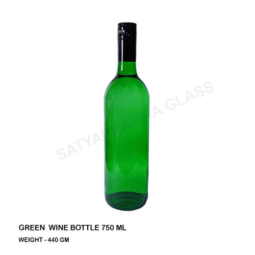 750 ml green wine  Bottle