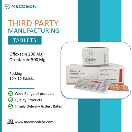 Tablet Ofloxacin And Ornidazole