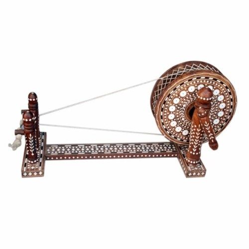 Desi Karigar Wooden Gandhiji Charkha - Large