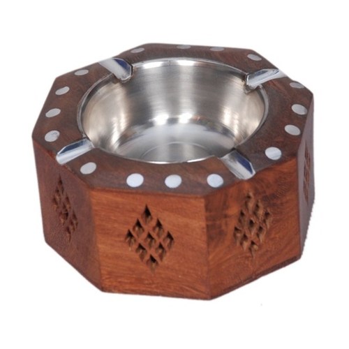 Desi Karigar Hexagonal Ash Tray With Jali Work