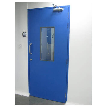 Clean Room Doors - Metal G.I. Powder Coated, Interior Application for Enhanced Durability