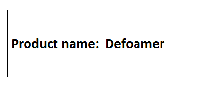 Defoamer