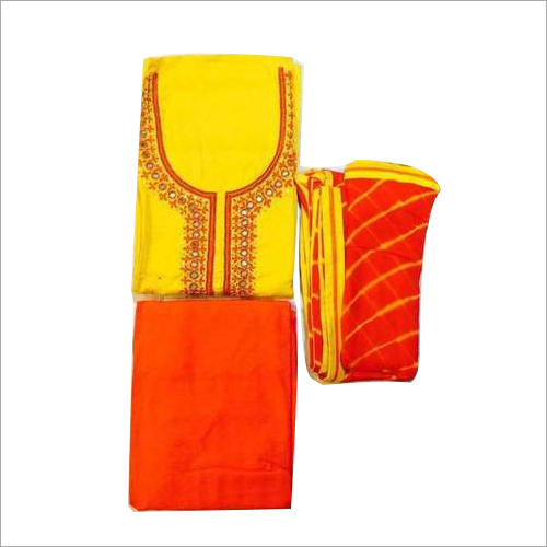 Yellow Rp Boutique Suit Salwar Fabric
