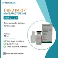 Esomeprazole Injection - 40mg Esomeprazole Sodium Liquid For Injection, Treats Gastric Ulcers & Gerd, Suitable For All Age Groups, 1 Vial Per Box