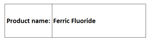 Ferric Fluoride