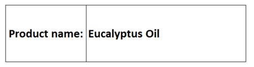 Eucalyptus Oil