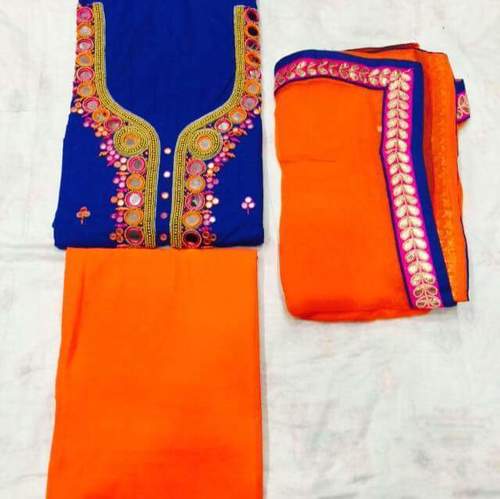 Blue Rp Boutique Suit Salwar Fabric