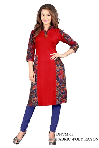 Poly Rayon Tunic Kurti