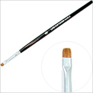 Flat lip sable brush