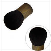 Small Terracotta Minime Powder Brush - Goat Hair, Size 30 (od) | Soft Bristles, Even Application, Portable Size