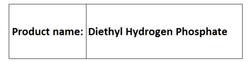 Diethyl Hydrogen Phosphate - Clear Liquid Boiling Point 240-242Â°C Density 1.17 g/mL | High Purity Versatile Use Easy Handling