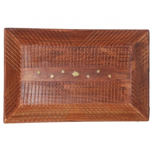 Desi Karigar rectangular jali work tray