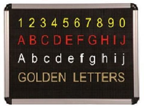 White Perforated Letter Set - 24mm Alphabetic Figures | Ideal for Office, Hotels, Auditoriums, and Public Spaces, Pack of 100