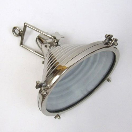 Hanging Search Light Chrome Finish