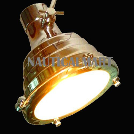 Ultra Polished Aluminium Focus Pendant Light