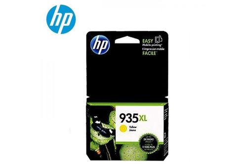 HP 935XL Ink Cartridge - 825 Page Yield, 109x46x163 mm Dimensions, Yellow Dye-Based Ink for Officejet Pro 6230 and 6830