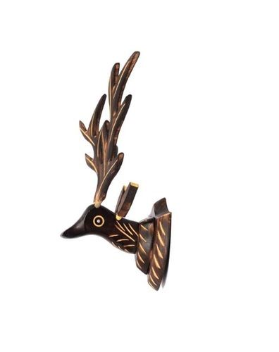 Desi Karigar Wooden Reindeer Hanging 16"