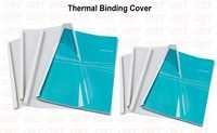 Thermal Binding Covers - Durable Black Plastic, 1 Piece | Ideal For Professional Document Presentation And Secure Binding Solutions