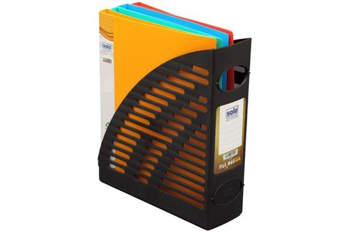 File & Magazine Rack - XL Size | Pack of 10, Black Color, Versatile Storage Solution for Organizing Files and Magazines