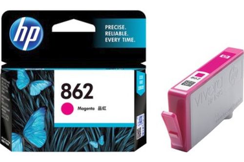 HP 862 Ink Cartridge - Dye-Based, Magenta Color | 300 Page Yield, Original HP Reliability and Performance