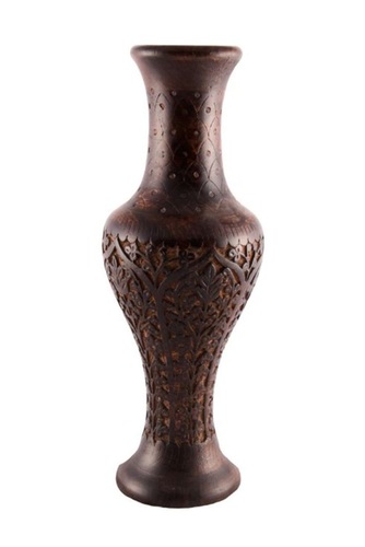 Desi Karigar Handcrafted Wooden Flower Vase