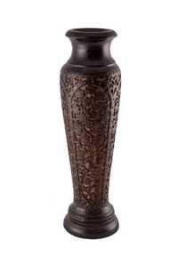 Desi Karigar Handcarved Wooden Flower Vase