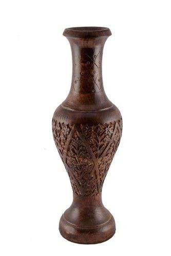 Polishing Desi Karigar Wooden Flower Pot